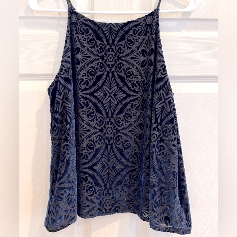 AQUA velvet top